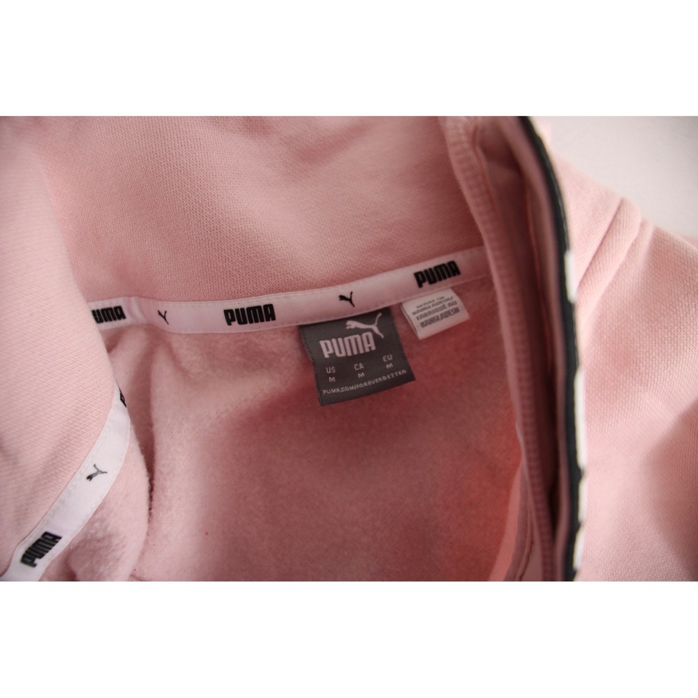 Puma Cropped Quarter Zip Pullover Sweatshirt Athl… - image 5